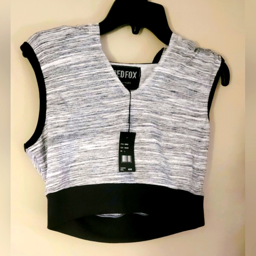 Rex Fox Hooded Crop Top